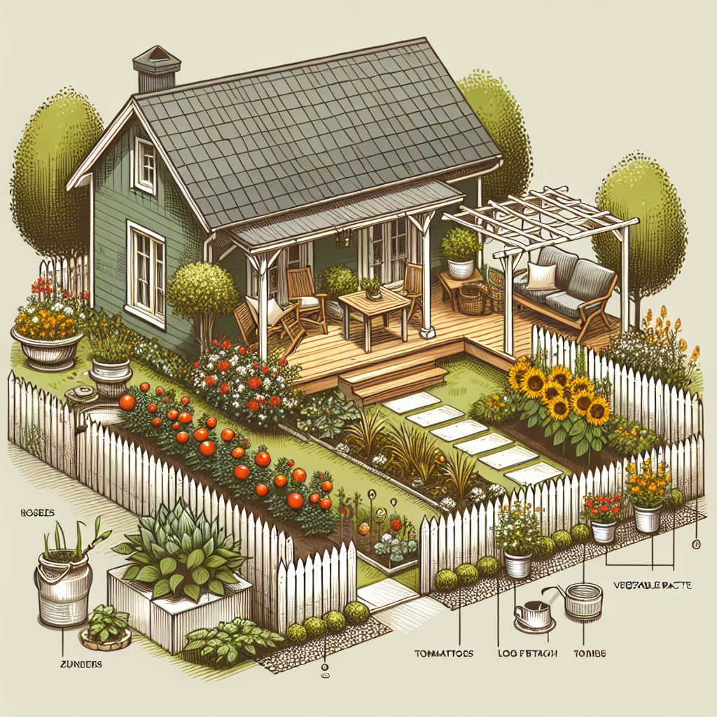 Jak zaprojektować funkcjonalny ogród przy domu jednorodzinnym