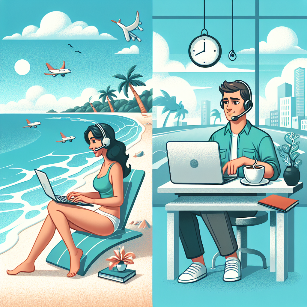 Praca zdalna z podróży – jak to zorganizować